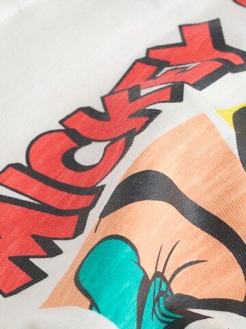 Maglietta 'Mickey Mouse' di Next in bianco