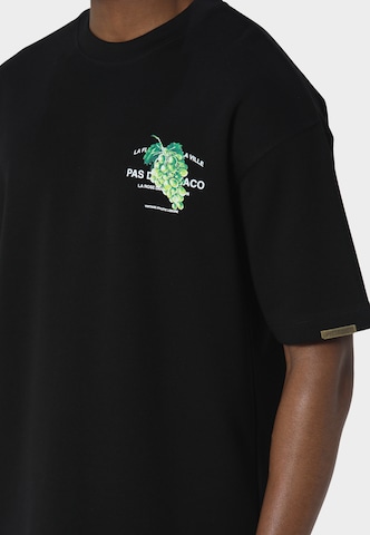 T-Shirt 'Verde' Pas De Monaco en noir