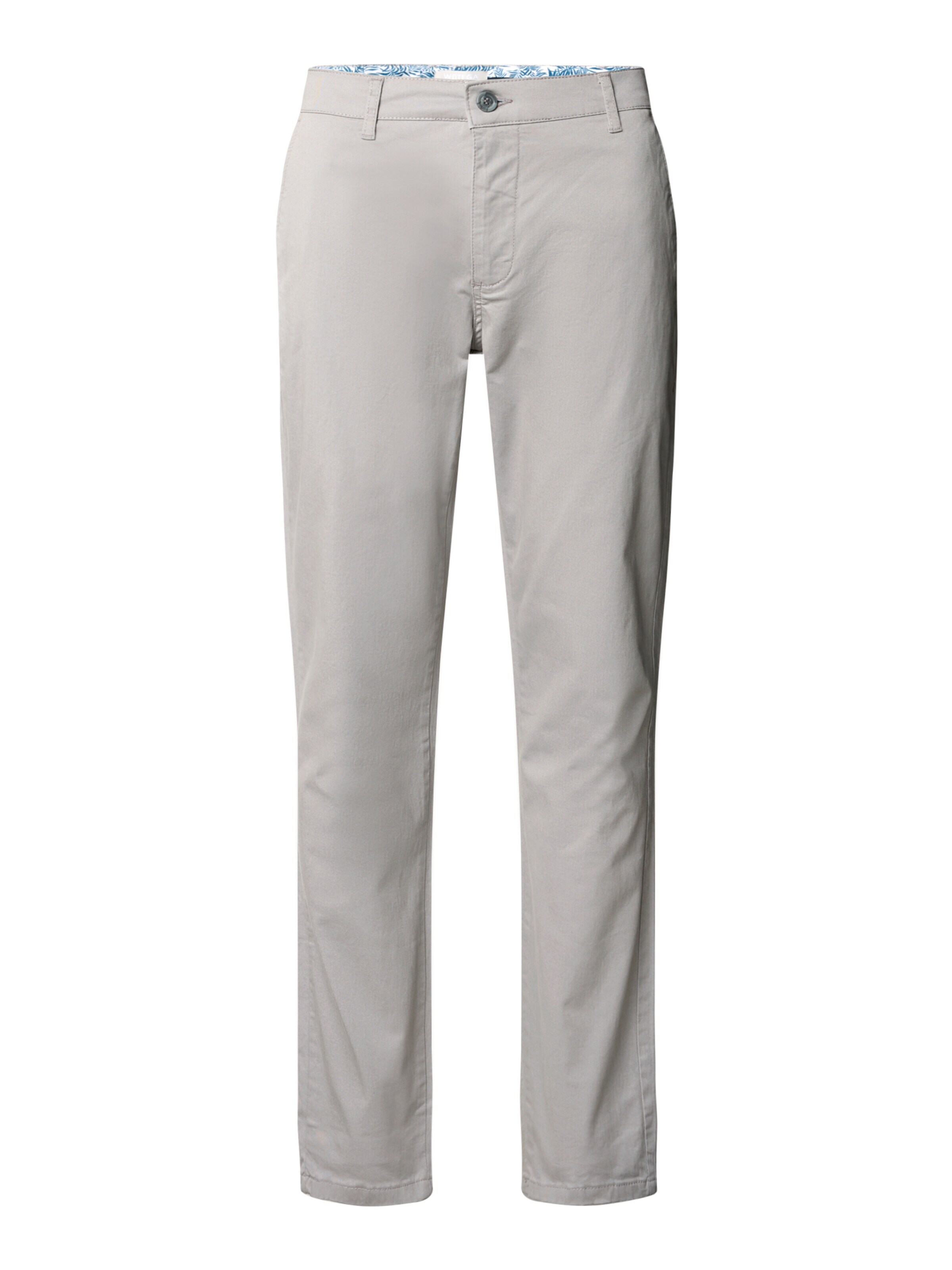 WOTEGA Chino Pants 'Glenn' in Grey: front