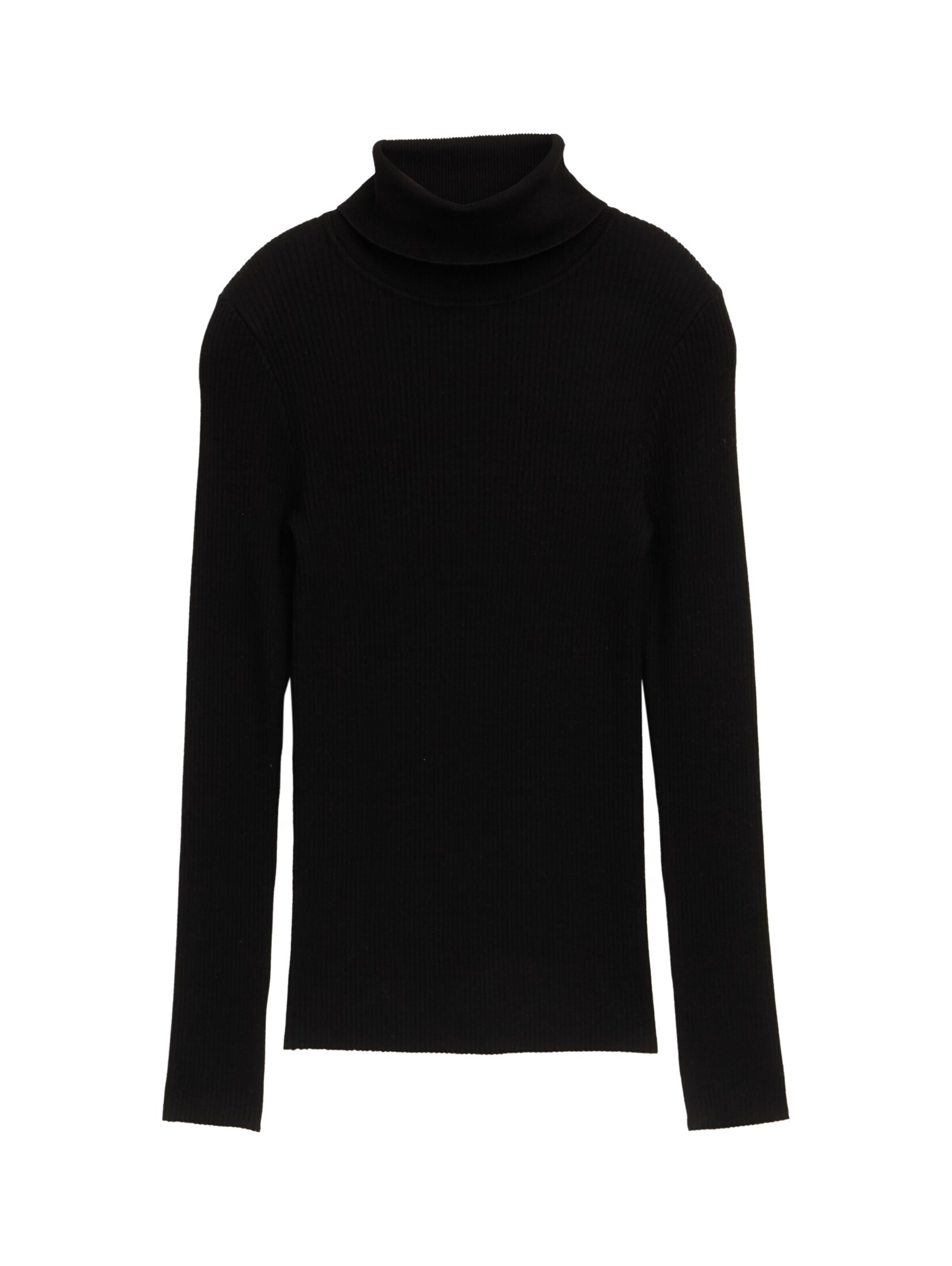 TOM TAILOR DENIM Pullover in Schwarz: Vorderseite