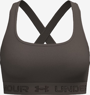 UNDER ARMOUR Sports Bra in Brown: front
