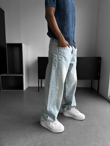 Regular Jean 'Relax Fit Line Jeans - Light Blue' Kleidermafia en bleu
