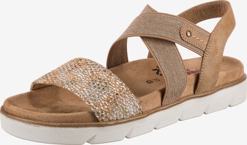 Relife Sandals 'HARPEL' in Brown: front