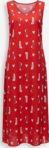Cat e Lolette Kesämekko 'Loungewear dress' värissä punainen: etupuoli