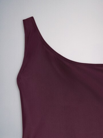 The Set T-Shirt Badeanzug in Grau