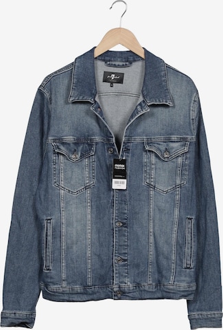 7 for all mankind Jacke M in Blau: Vorderseite