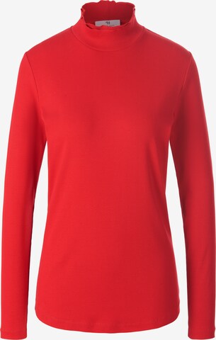 Peter Hahn Shirt in Rood: voorkant