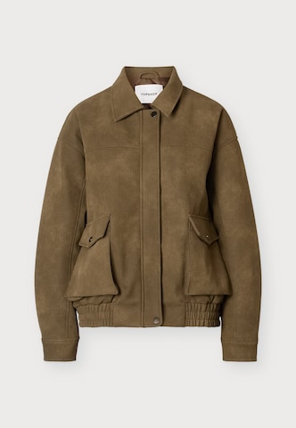 TOPSHOP - Chaqueta de entretiempo 'TILDE' en marrón: frente