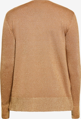 usha BLACK LABEL Knit Cardigan in Gold