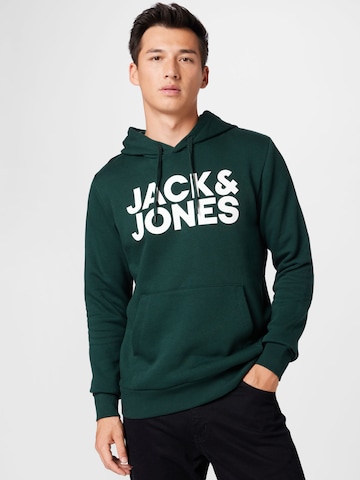 Bluză de molton de la JACK & JONES pe verde: față