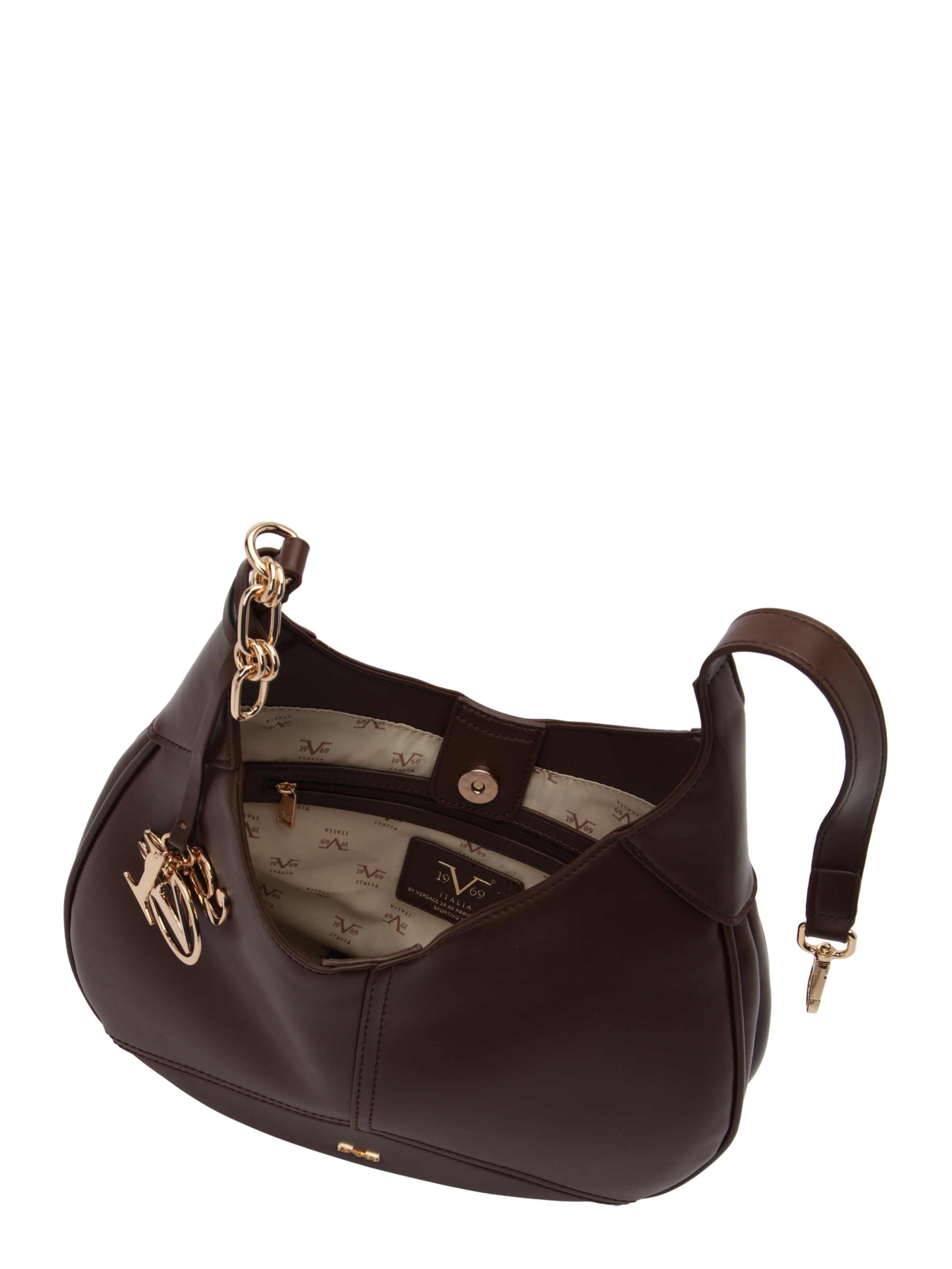 19V69 ITALIA Чанта за през рамо 'Basilissa' в кафяво