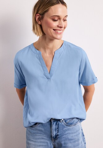 STREET ONE Blouse in Blue: front
