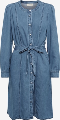 Robe 'Ruth' Cream en bleu : devant