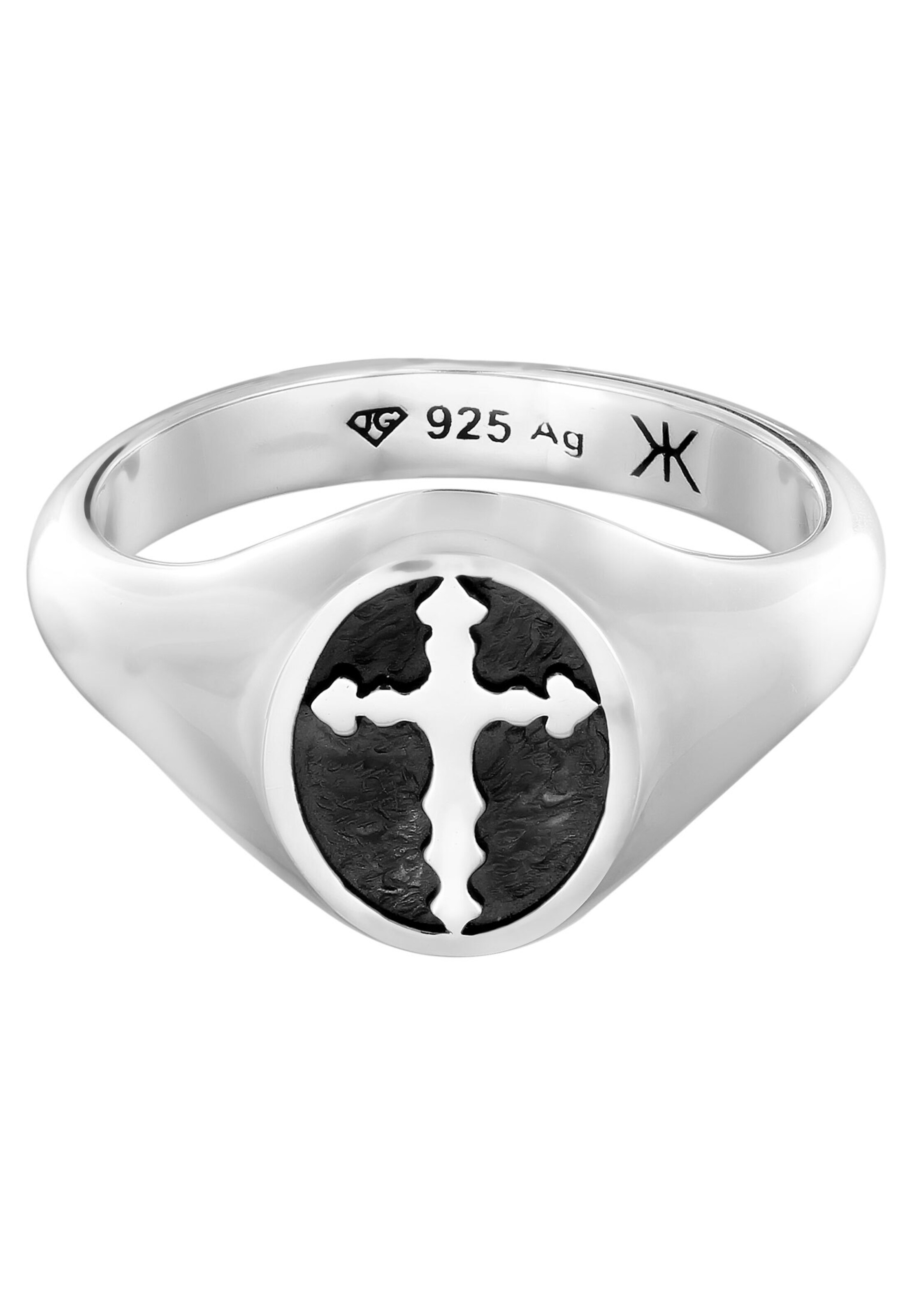 Bague 'Kreuz' KUZZOI en argent : devant