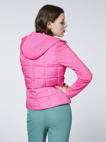 CHIEMSEE Jacke ' im Materialmix ' in Pink