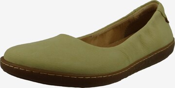 EL NATURALISTA Ballet Flats in Green: front