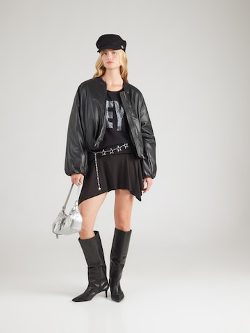 miss goodlife - Camisa 'HEY!' em preto