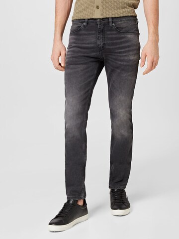 HUGO Red Regular Jeans i grå: framsida