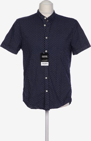 Pier One Button Up Shirt in M in Blue: front