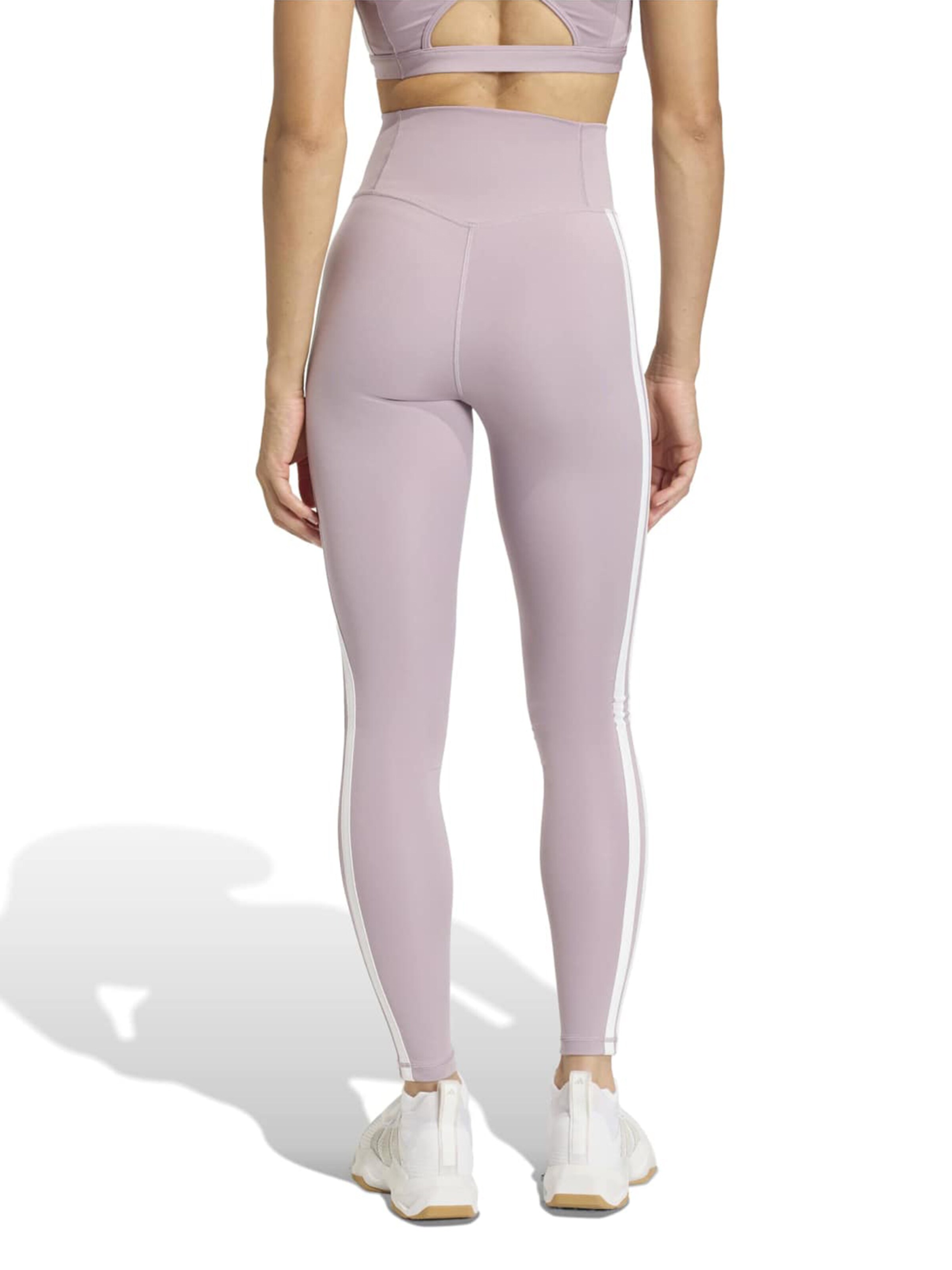 ADIDAS PERFORMANCE Skinny Fit Спортен панталон 'OPT ESS' в лилав