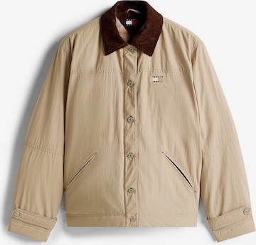 smėlio Tommy Jeans Demisezoninė striukė: priekis