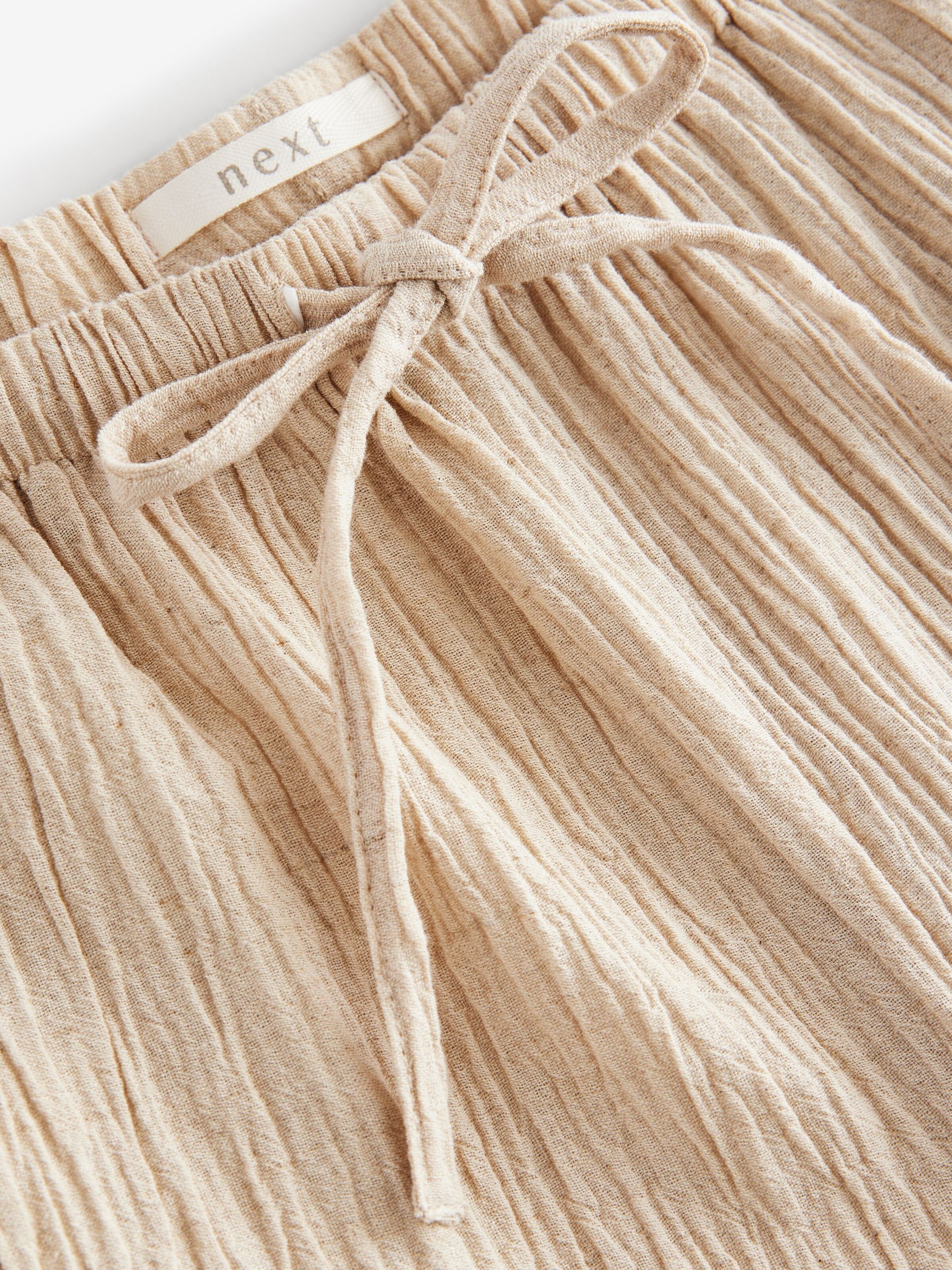 Next Wide Leg Hose in Beige