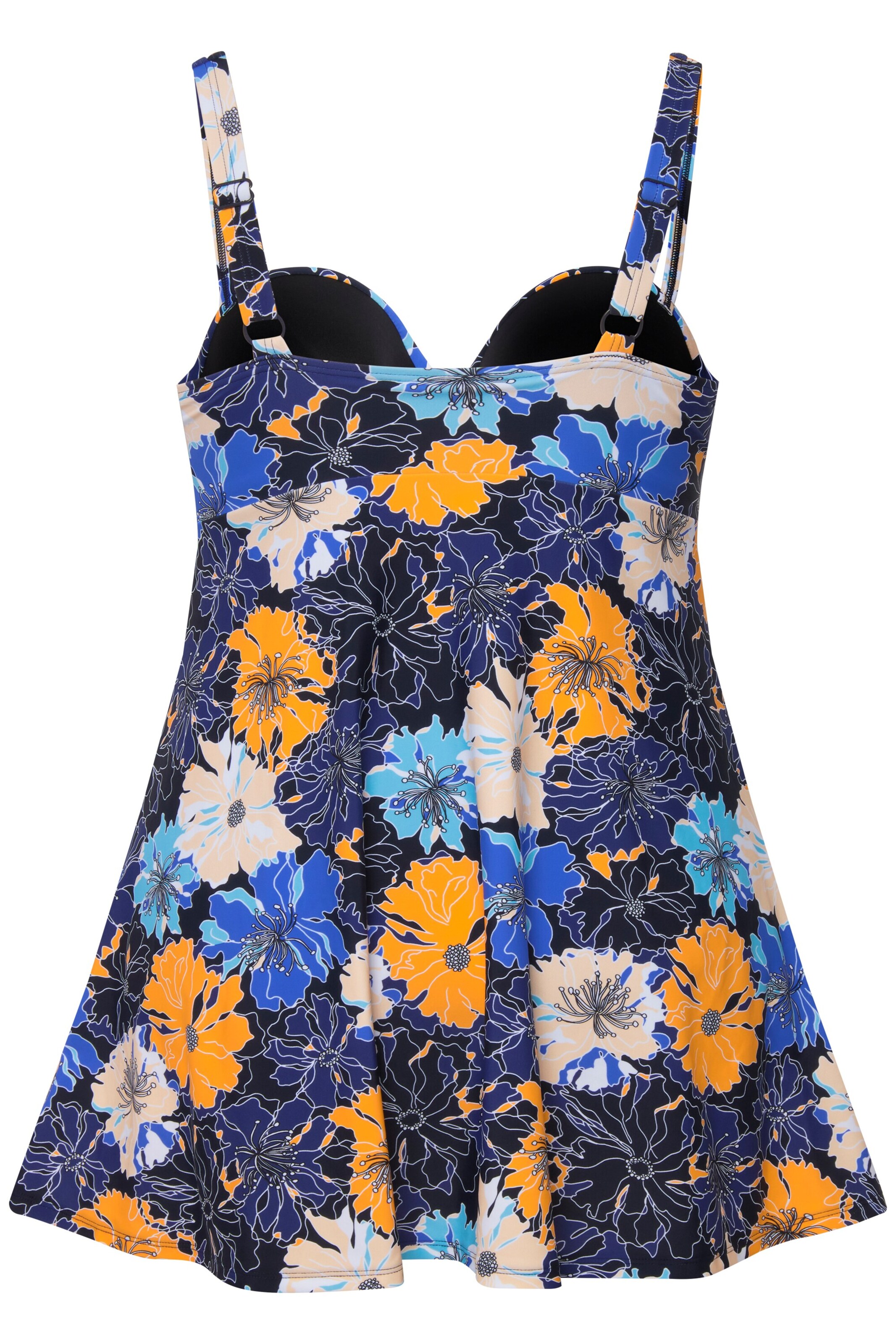 Ulla Popken Badeanzug in Blau