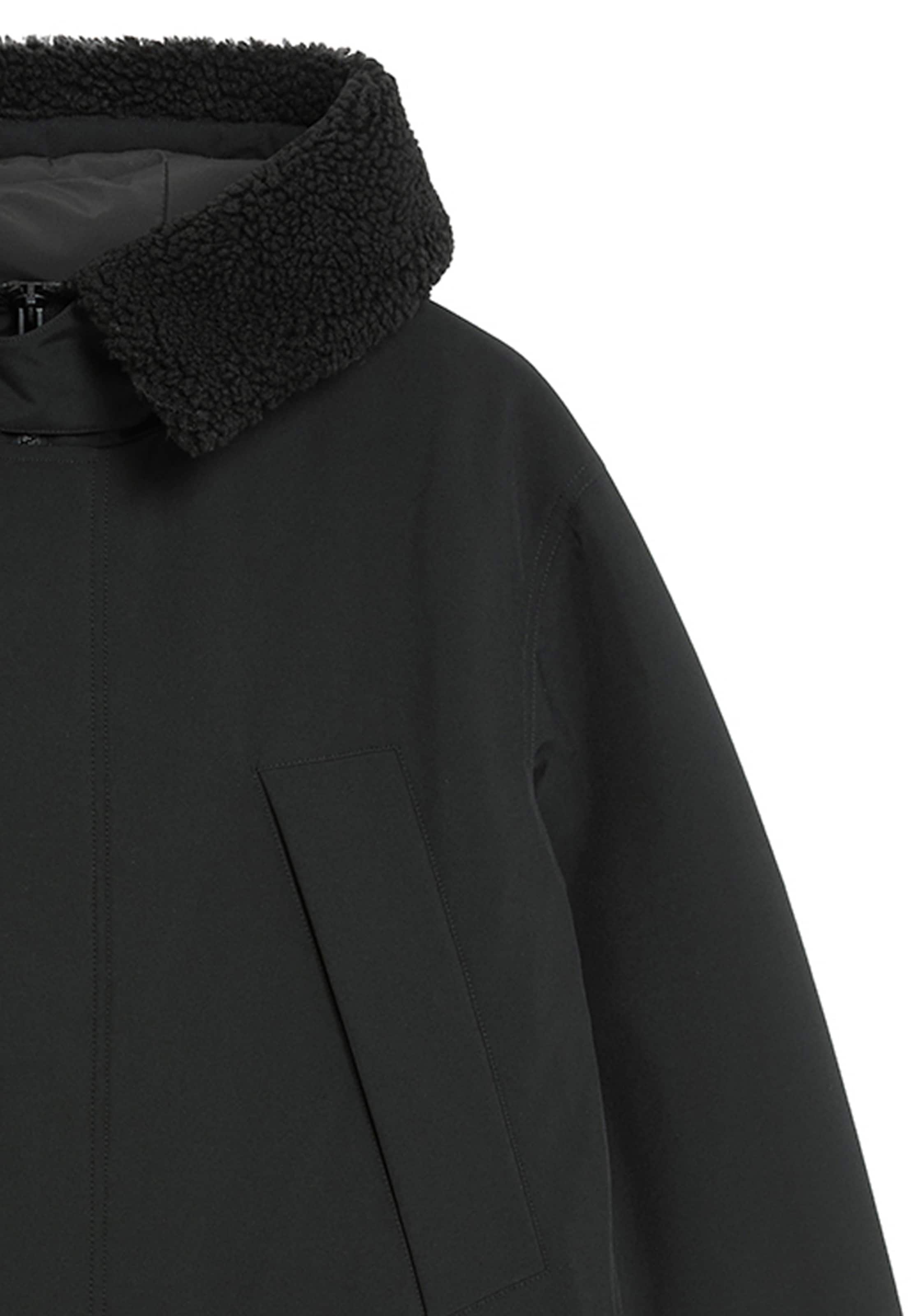Parka di mezza stagione di Lyle & Scott in nero
