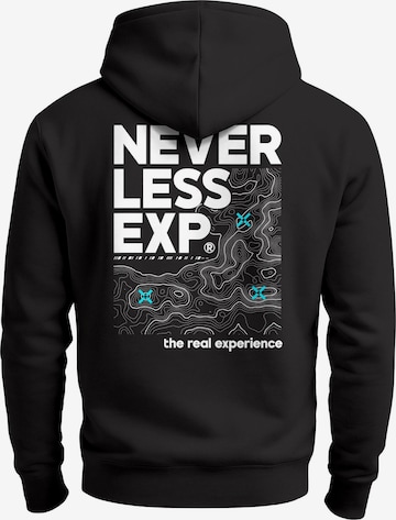 Neverless Sweatshirt 'Expedition' in Schwarz: Vorderseite