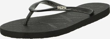 Tongs 'VIVA' ROXY en noir : devant