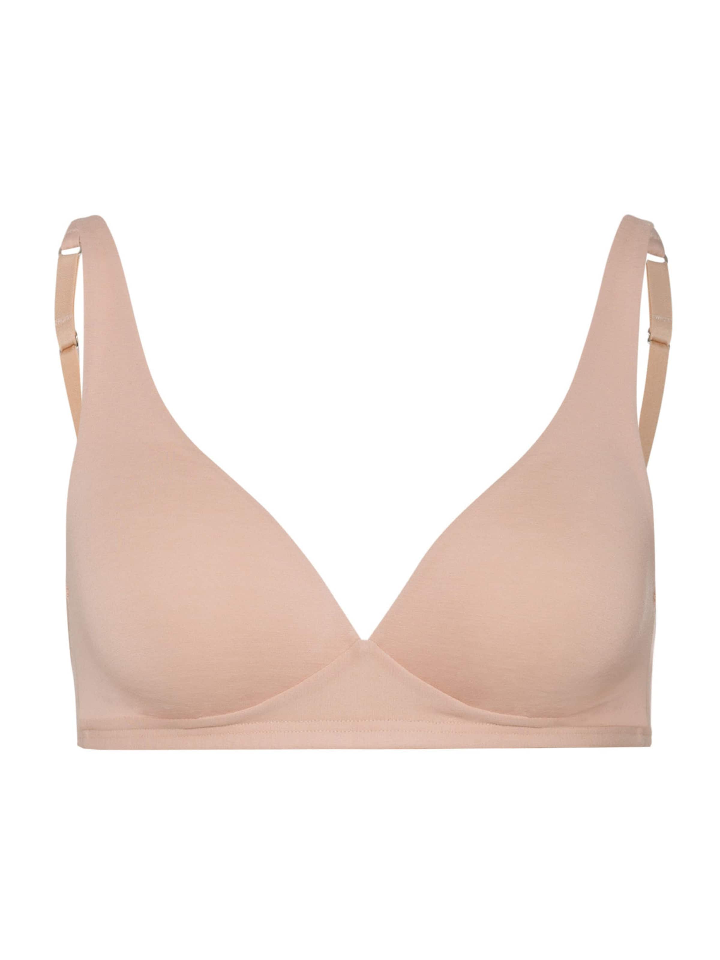 Hanro Triangle Bra 'Sensation' in Beige: front