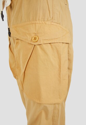 Tom Barron Tapered Broek in Geel