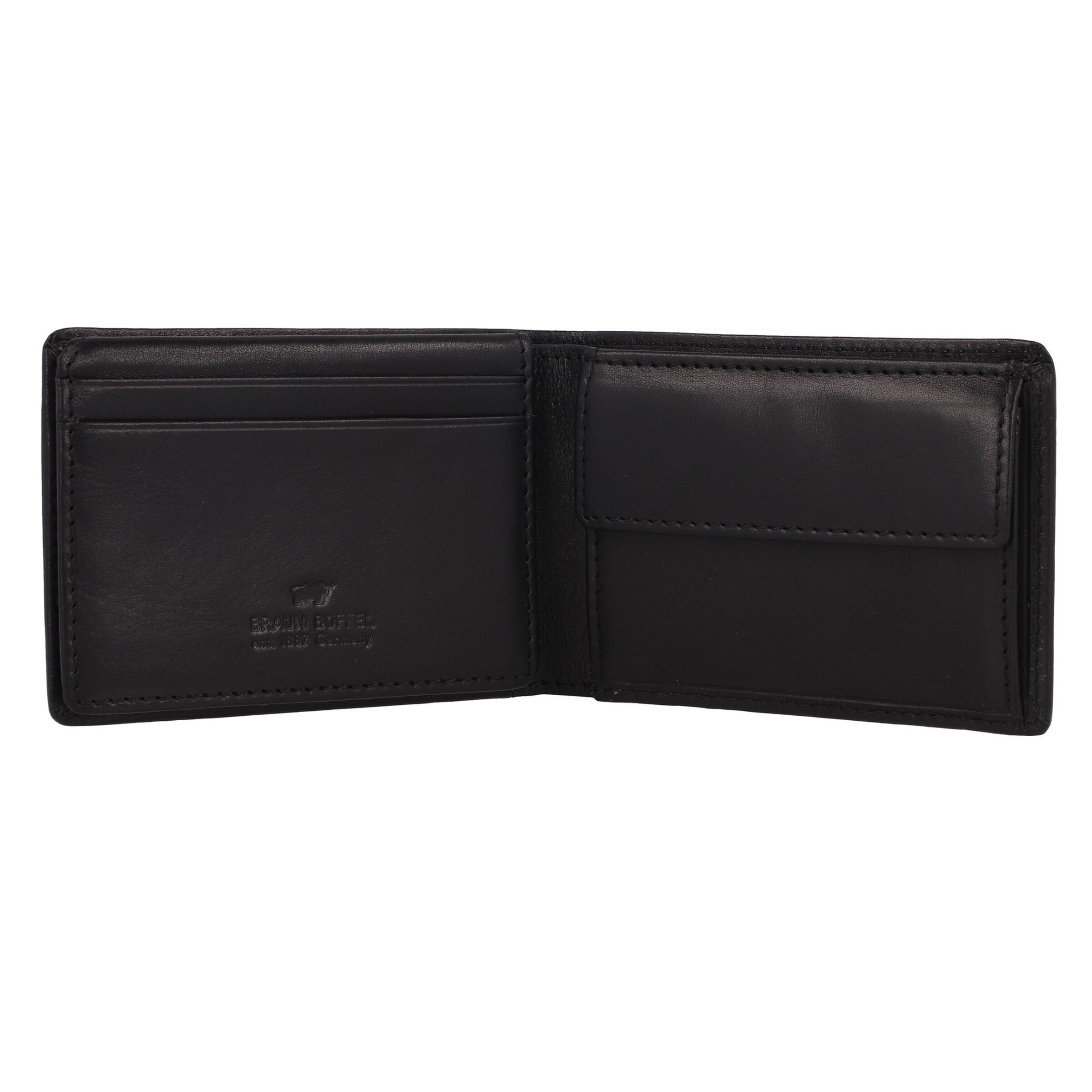 Braun Büffel Wallet 'Arezzo' in Black
