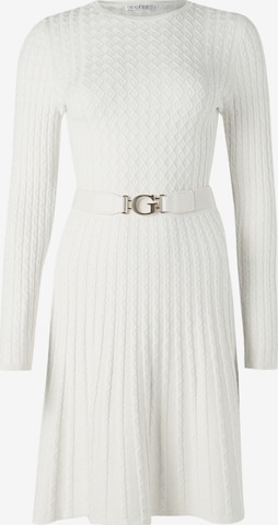 GUESSPletena haljina 'HANA' - bijela boja: prednji dio