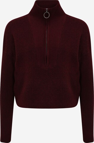 Noisy May Petite Pullover 'NEWALICE' in Rot: predná strana