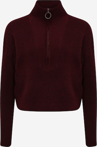 Noisy May Petite Pullover 'NEWALICE' in Rot: predná strana