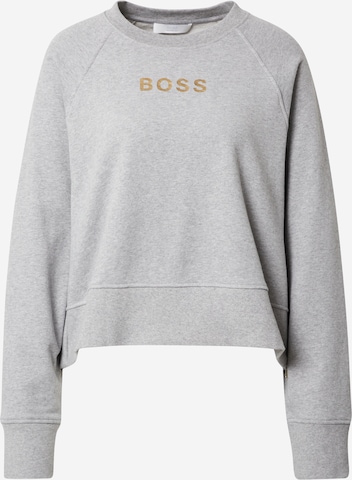 BOSS Orange Sweatshirt 'Elia' in Grijs: voorkant