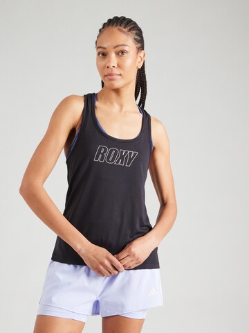 Top sportivo 'EVD FLOW' di ROXY in nero: frontale