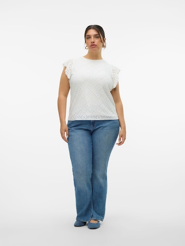 Vero Moda Curve - Camiseta en blanco