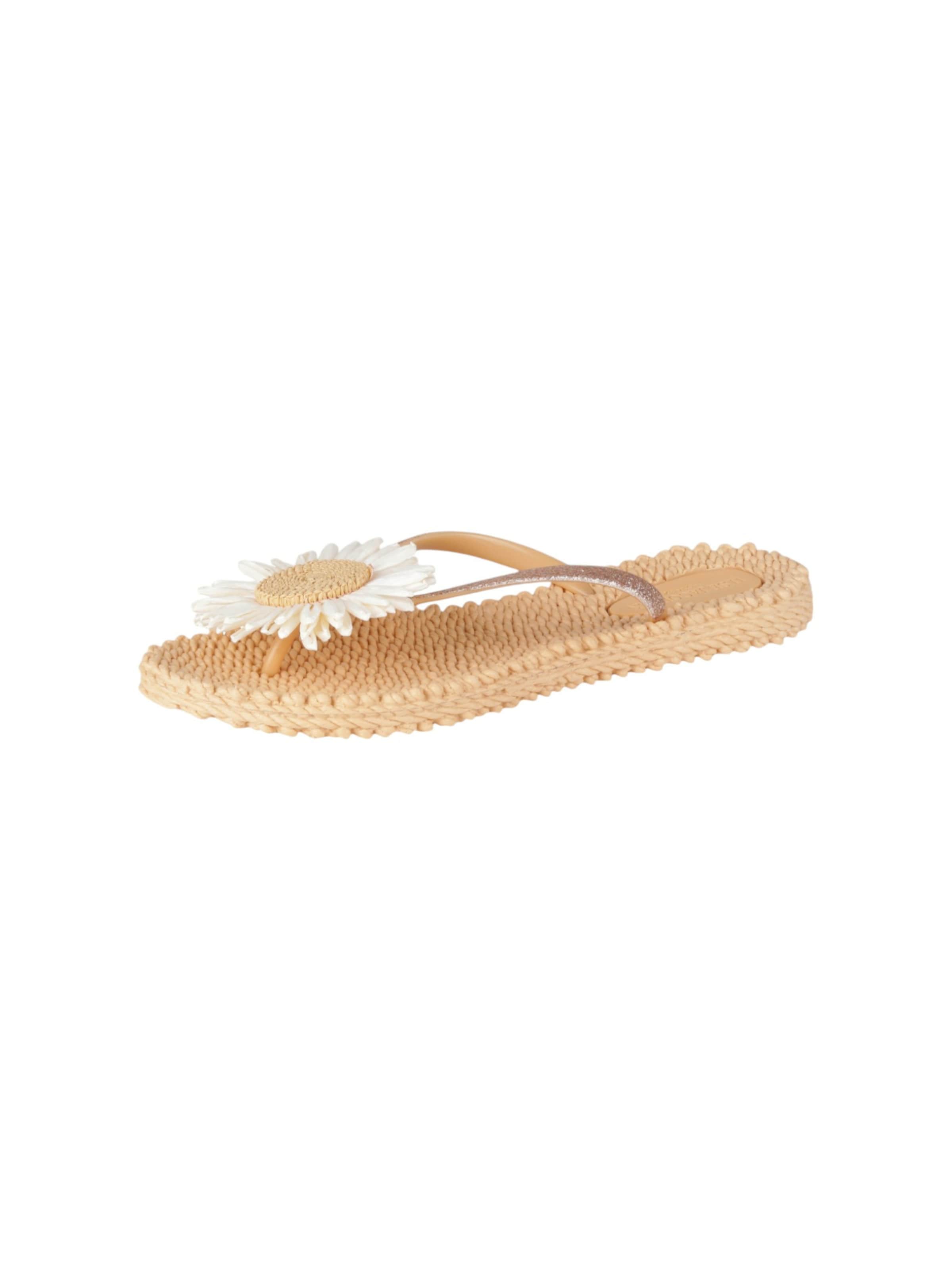 ILSE JACOBSEN Teenslipper 'CHEERFUL16F' in Beige: voorkant