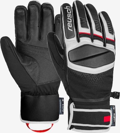 REUSCH Sporthandschuhe 'Mastery' in hellgrau / rot / schwarz, Produktansicht