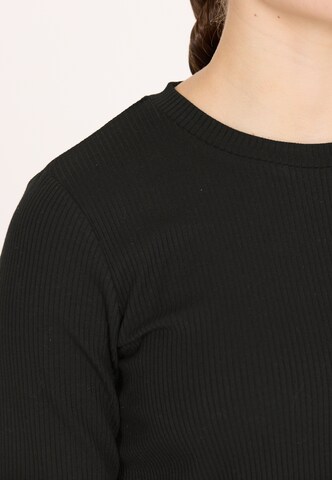 Les'Arcs Langarmshirt 'Ashtyn' in Schwarz
