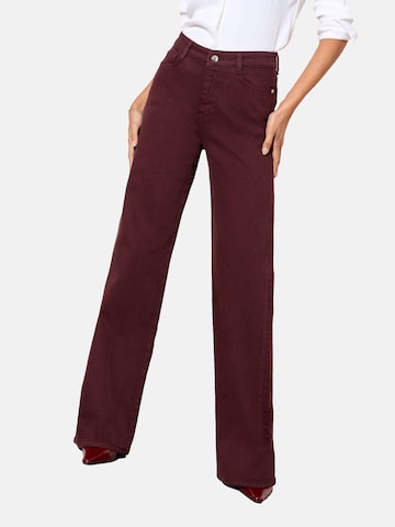 Wide Leg Jean Friends Like These en rouge : devant