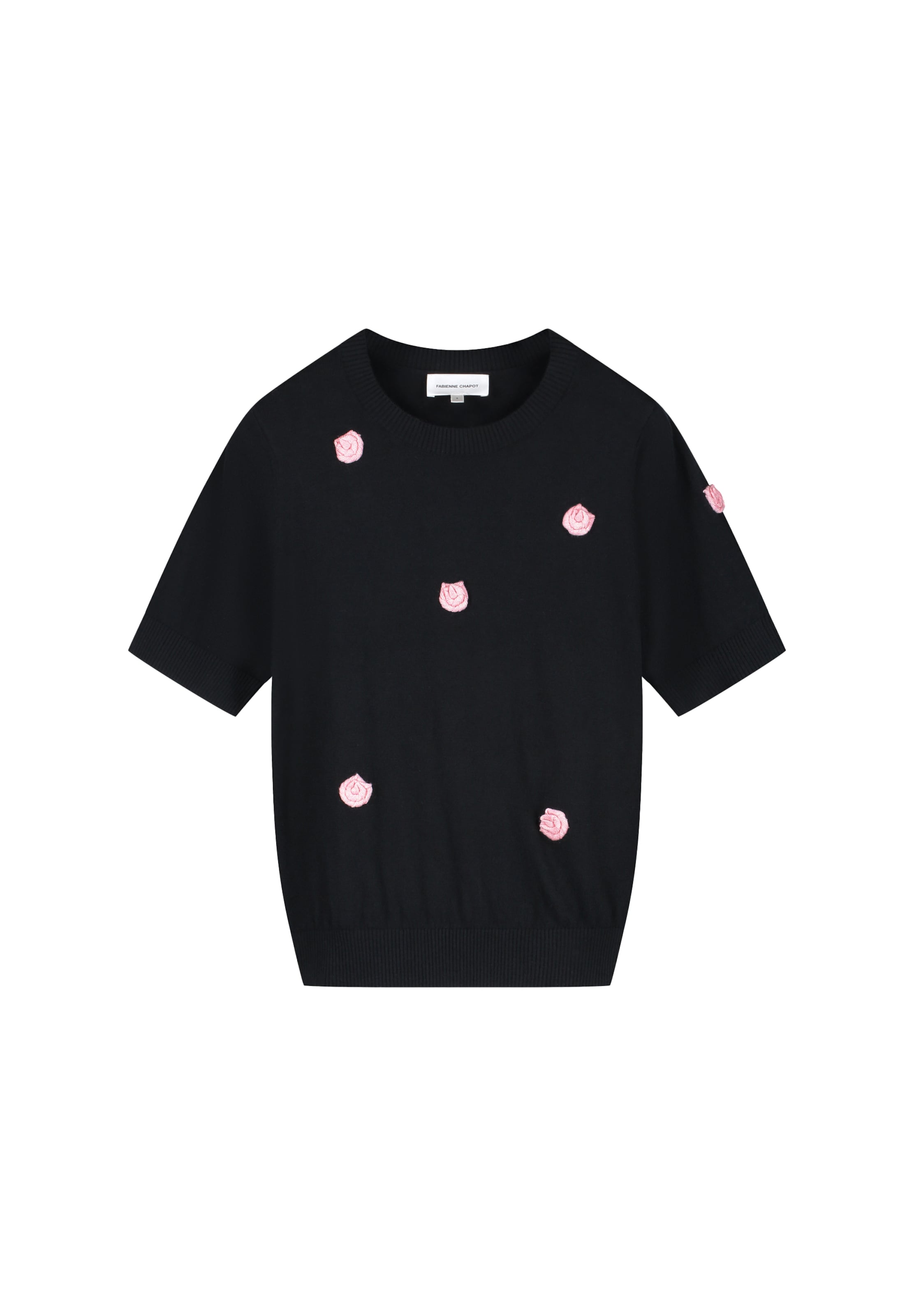 Fabienne Chapot Sweater in XS in Pink / Black, Item view
