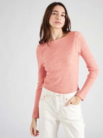 T-shirt QS en rose : devant