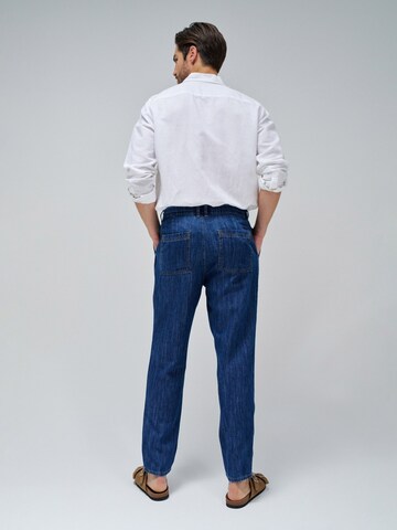 Coupe slim Jean Salsa Jeans en bleu