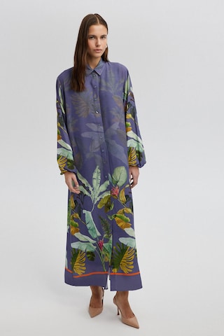 Touche Prive Blousejurk in Blauw: voorkant