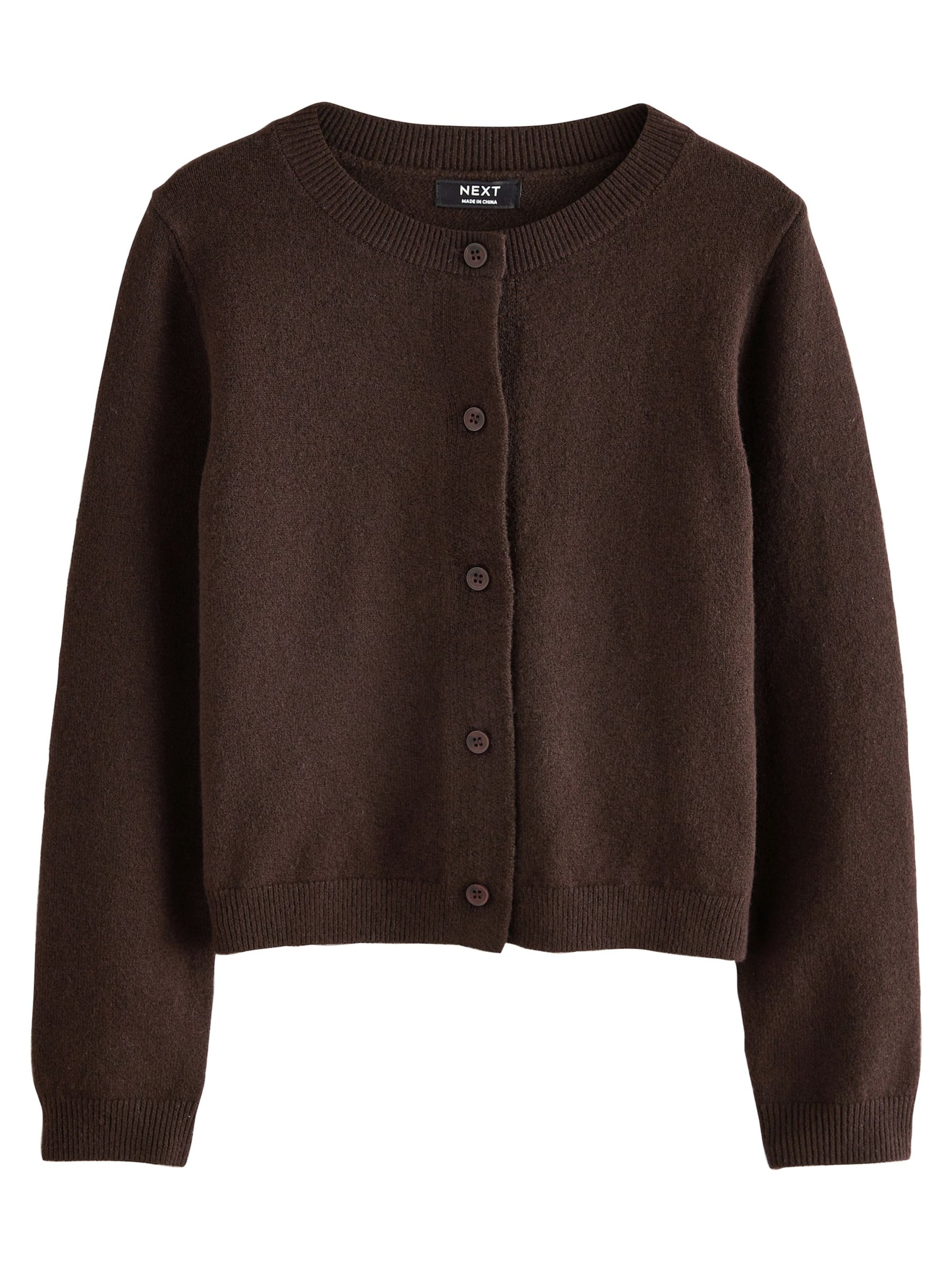 Next Cardigan i brun: forside