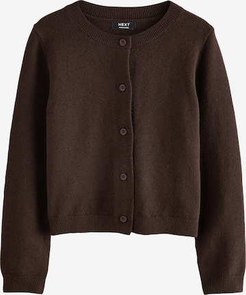 Next Neuletakki värissä ruskea: etupuoli