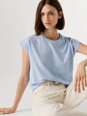 Pepe Jeans T-Shirt 'Bloom' in Blau